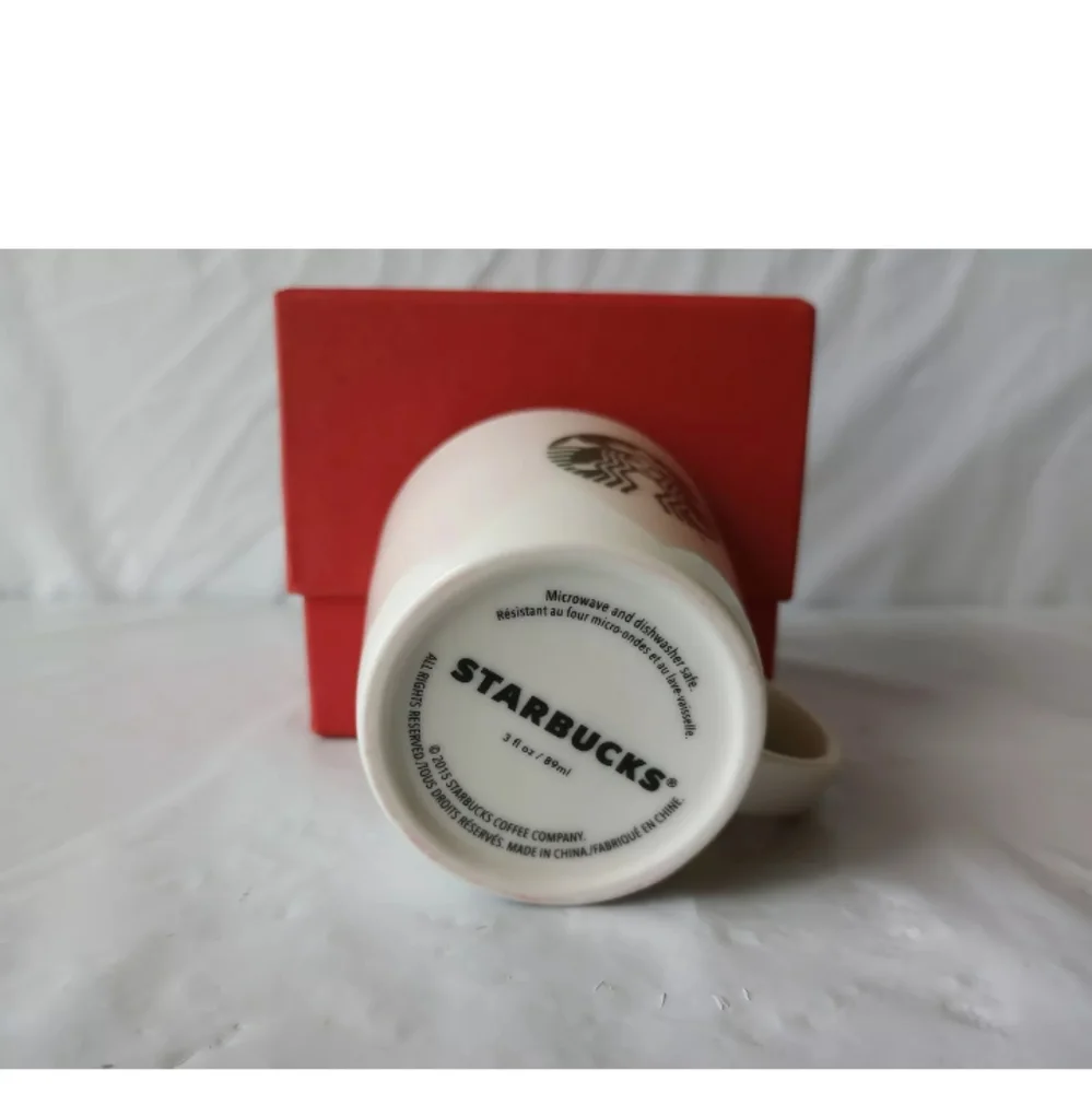 Starbucks Boxed Demi Cup - White with Logo, 3 Fl Oz  in Original Box 2015
